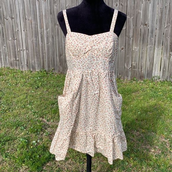 Mossimo Supply Co. Dresses & Skirts - MOSSIMO Cottagecore Prairie Cotton Dress L